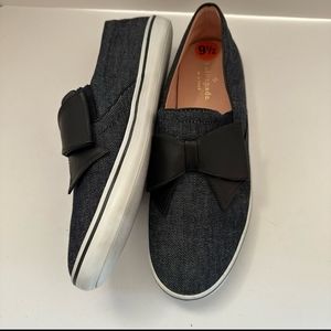 🌸Kate Spade 🌸Delise Denim Bow Slip-Ons, lightweight flats Sz9.5